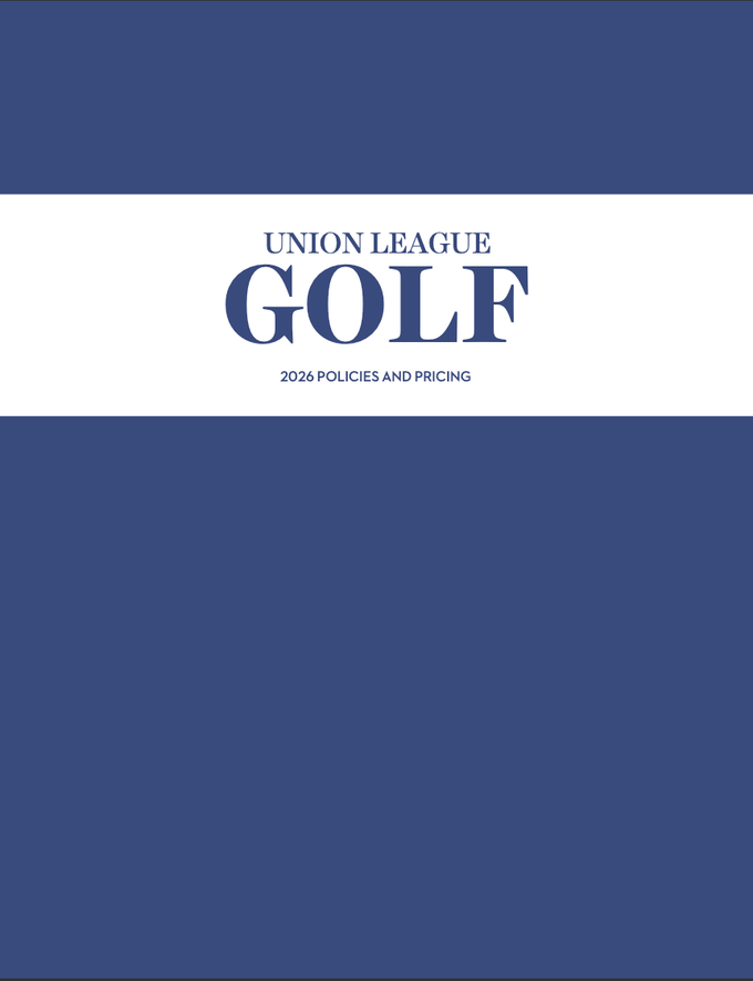 2026 UNION LEAGUE GOLF PROGRAMMING AND EVENTS
